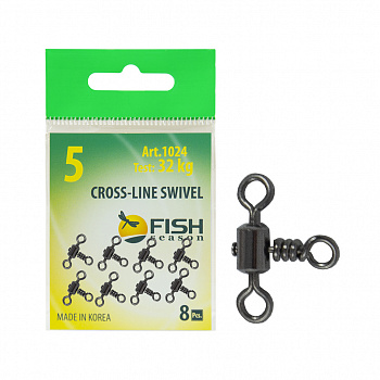 Вертлюжок цилиндрический на три направления, №5 (32 кг), (упак. 8 шт)