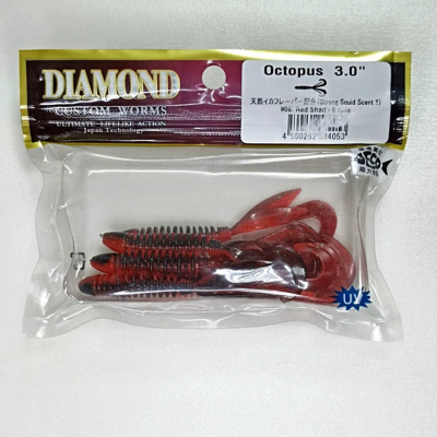 Силиконовая приманка DIAMOND Octopus 3" #06 Силиконовая приманка DIAMOND Octopus 3" #06