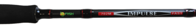 Удилище спиннинговое "IMPULSE" FISH CRYSTAL, 2 секции, полая верш, длина 2.13 м, тест 5-21 г