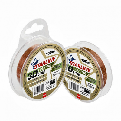 Монофильная леска STARLINE 3D Line Pixel 100m (chameleon) d0.28 Монофильная леска STARLINE 3D Line Pixel 100m (chameleon) d0.28