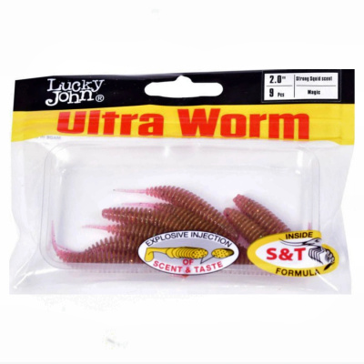 Слаги съедобные искусственные LJ Pro Series ULTRAWORM 2,0in (05.00)/S14 9шт. Слаги съедобные искусственные LJ Pro Series ULTRAWORM 2,0in (05.00)/S14 9шт.
