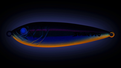 Блесна колеблющаяся Strike Pro Killer Profy 75S, 75 мм, 11 гр, Одинарный-незацепляйка, (PST-02S#626E