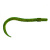 Приманка ZUB-WORM 100мм(4")-5шт, (цвет 505) зеленый с блестками