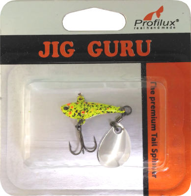 Джиг-блесна Тэйл-Спиннер ( 5 гр)  цв.313 (желтый) Джиг-блесна Тэйл-Спиннер ( 5 гр)  цв.313 (желтый)