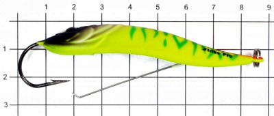 Блесна колеблющаяся Strike Pro Killer Profy 75S, 75 мм, 11 гр, Одинарный-незацепляйка, цвет: A108E B