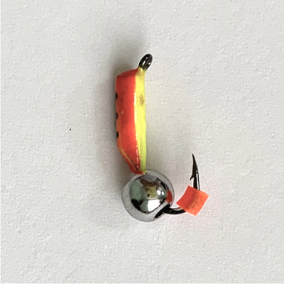 Столбик с белым шариком 2,0 мм КРАСНО-ЖЕЛТЫЙ