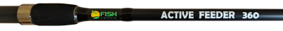 Удилище фидерное "ACTIVE FEEDER", тест до 150 г, 3,60 м, 3+3, (1,5oz - стекл., диам. 2,2)