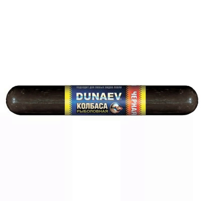 Прикормка "DUNAEV КОЛБАСА" 0.75кг Черная