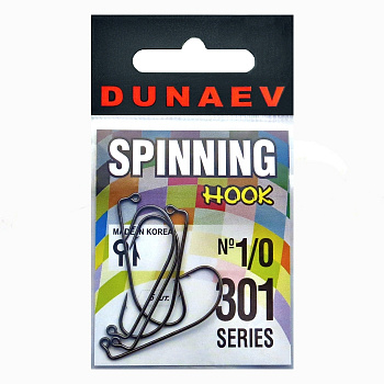 Крючок Dunaev Jig 301 # 1/0 (упак. 5 шт)