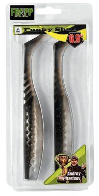 Приманка силиконовая Frapp Funky Shad 6,9" #27 (2 шт/уп) Приманка силиконовая Frapp Funky Shad 6,9" #27 (2 шт/уп)