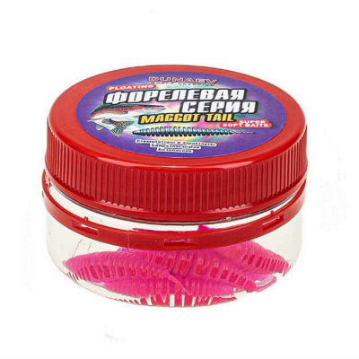 Приманка DT-MAGGOT-TAIL 35мм-8шт, цвет (150) розовый Приманка DT-MAGGOT-TAIL 35мм-8шт, цвет (150) розовый