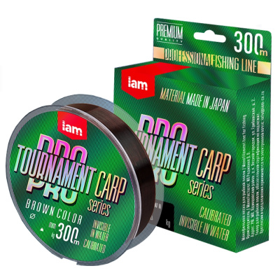 Монофильная леска TOURNAMENT PRO CARP 300m (brown) d0.331 Монофильная леска TOURNAMENT PRO CARP 300m (brown) d0.331