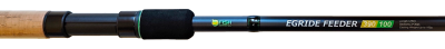 Удилище фидерное "EGRIDE FEEDER" FISH CRYSTAL , тест до 100 г, 3,90 м, 3+3 tips