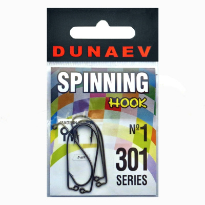 Крючок Dunaev Jig 301 #1 (упак. 5 шт)