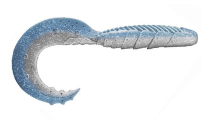 Приманка ZUB-HIBINA 180мм(7,1")-2шт, (Цвет 406) голубой верх - перламутр низ