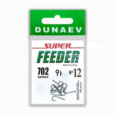 Крючок Dunaev Super Feeder 702 #12 (упак. 10 шт)