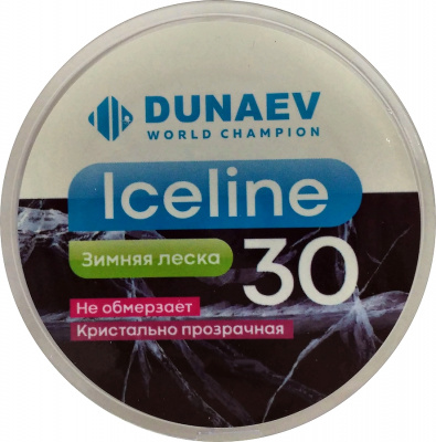 Леска DUNAEV ICE LINE 30m  0.12мм Леска DUNAEV ICE LINE 30m  0.12мм