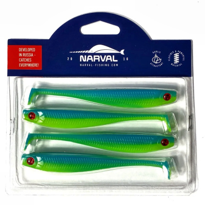 Мягкие приманки Narval Fishing Skinny 12cm #016-Blue Mint Мягкие приманки Narval Fishing Skinny 12cm #016-Blue Mint