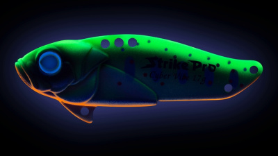 Блесна-Цикада Strike Pro Cyber Vibe 40, 40 мм, 6,6 гр, цвет: Mat Motley Trout, (JG-005B#A190ES)