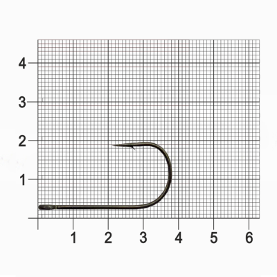 Крючок Dunaev Spinner Bait 604 # 1/0 (упак. 5 шт)