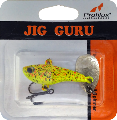 Джиг-блесна Тэйл-Спиннер (21 гр)  цв.313 (желтый) Джиг-блесна Тэйл-Спиннер (21 гр)  цв.313 (желтый)