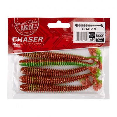 Силиконовая приманка AKKOI CHASER 100mm цвет SC09 Силиконовая приманка AKKOI CHASER 100mm цвет SC09