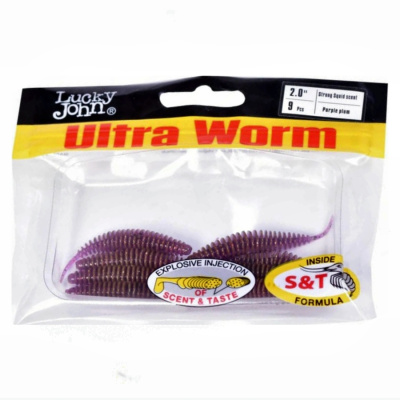 Слаги съедобные искусственные LJ Pro Series ULTRAWORM 2,0in (05.00)/S13 9шт. Слаги съедобные искусственные LJ Pro Series ULTRAWORM 2,0in (05.00)/S13 9шт.