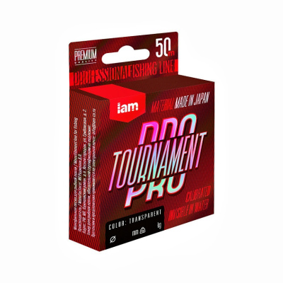 Монофильная леска TOURNAMENT PRO  50m (transparent) d0.074 Монофильная леска TOURNAMENT PRO  50m (transparent) d0.074