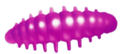 Приманка ZUB NOA LARVA  30мм(1,2") -10шт, (цвет 150) розовый