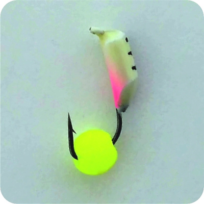 Безнасадка 2,5 белый, неоновый шар, 0,5гр. желтый