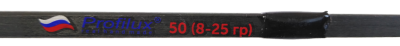 Удочка зимн Profilux (плоск.хлыст) 50 см (тест  8-25 гр) цв.чёрный, цв.руч.зелёный