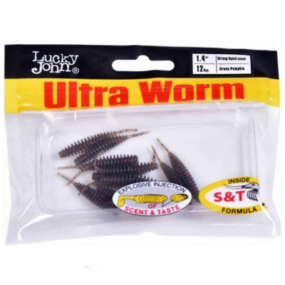 Слаги съедобные искусственные LJ Pro Series ULTRAWORM 1,4in (03.50)/PA03 12шт. Слаги съедобные искусственные LJ Pro Series ULTRAWORM 1,4in (03.50)/PA03 12шт.