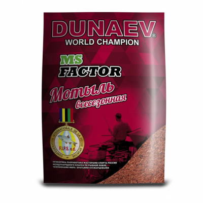 Прикормка "DUNAEV-MS FACTOR" 1кг Мотыль