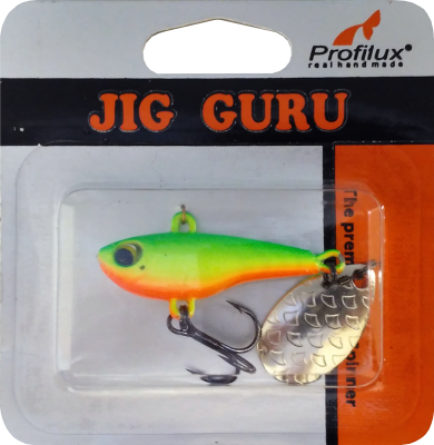 Джиг-блесна Тэйл-Спиннер (18 гр)  цв.311 ("регги" горизонтальный) Джиг-блесна Тэйл-Спиннер (18 гр)  цв.311 ("регги" горизонтальный)