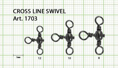 Вертлюжок на три направления, №12 (14 кг), (упак. 10 шт) Вертлюжок на три направления, №12 (14 кг), (упак. 10 шт)