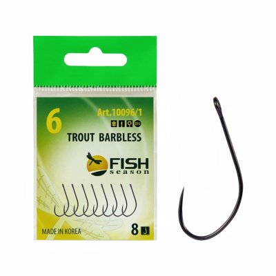 Крючок FS TROUT с БОЛЬШИМ ухом, без бородки №6 (8 шт) Крючок FS TROUT с БОЛЬШИМ ухом, без бородки №6 (8 шт)