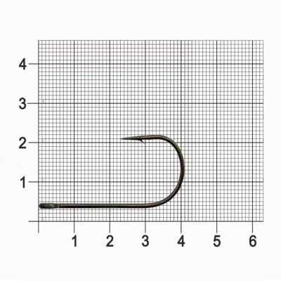 Крючок Dunaev Spinner Bait 604 # 2/0 (упак. 5 шт)