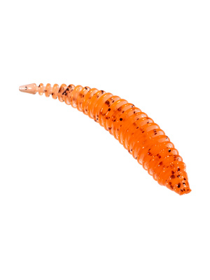 Приманка ZUB-MAGGOT SLIM 50мм(2")-10шт, (цвет 250) морковный с блестками Приманка ZUB-MAGGOT SLIM 50мм(2")-10шт, (цвет 250) морковный с блестками