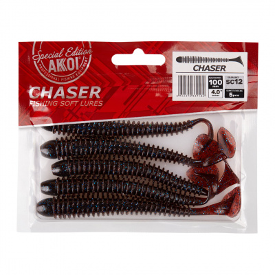 Силиконовая приманка AKKOI CHASER 100mm цвет SC12 Силиконовая приманка AKKOI CHASER 100mm цвет SC12