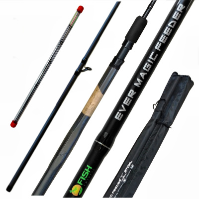 Удилище пикерное "EVER MAGIC FEEDER" FISH CRYSTAL , тест до 30 г, 2.70 м, 2+3 tips