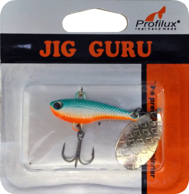 Джиг-блесна Тэйл-Спиннер ( 7,5 гр)  цв.307 ("Окунь") Джиг-блесна Тэйл-Спиннер ( 7,5 гр)  цв.307 ("Окунь")