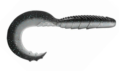 Приманка ZUB-HIBINA 180мм(7,1")-2шт, (цвет 032) черный верх-белый низ