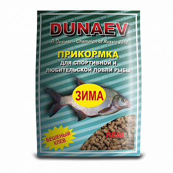 Прикормка "DUNAEV iCE-КЛАССИКА" 0.75кг  гранулы Лещ