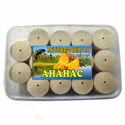 Технопланктон Ананас (60г/шт; уп/14шт) Технопланктон Ананас (60г/шт; уп/14шт)