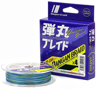 Шнур Major Craft 150m X4 (мультиколор) DB4-150/1MC