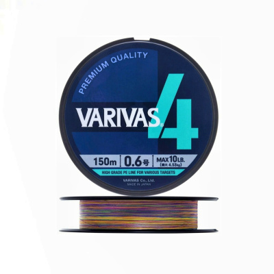 Плетеный шнур VARIVAS PE 4 150m 0.6 Marking Плетеный шнур VARIVAS PE 4 150m 0.6 Marking
