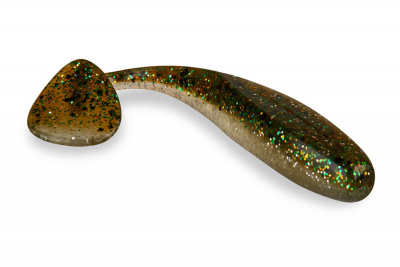 Съедобный силикон виброхвост AKKOI DROP 74 OR04