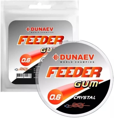 Фидерная резина Dunaev Feeder Gum Clear 0.6mm