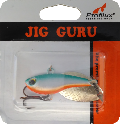 Джиг-блесна Тэйл-Спиннер (24 гр)  цв.307 ("Окунь") Джиг-блесна Тэйл-Спиннер (24 гр)  цв.307 ("Окунь")