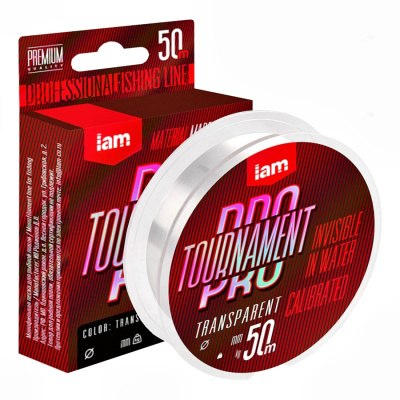 Монофильная леска TOURNAMENT PRO  50m (transparent) d0.074 Монофильная леска TOURNAMENT PRO  50m (transparent) d0.074